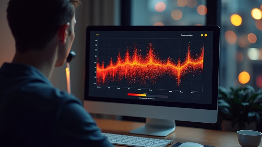 Heatmap einer Landing Page zeigt, wo Benutzer klicken und ihre Aufmerksamkeit konzentriert sich