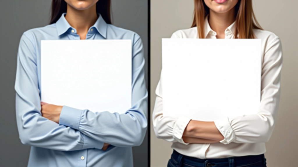 Vergleich von zwei Button-Layouts: links eng zusammengedrängt, rechts mit großzügigen Rändern und Whitespace